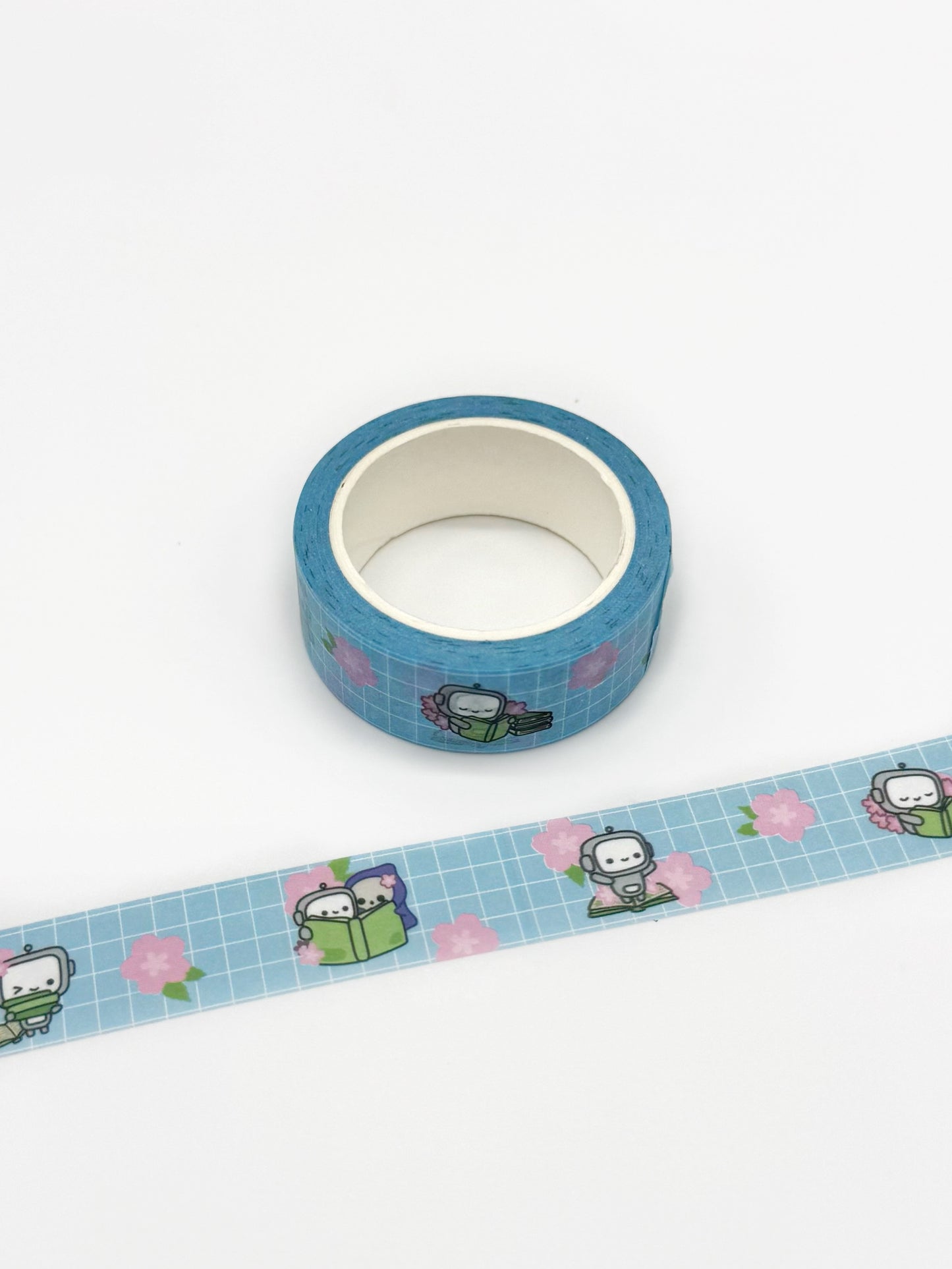 Cherry Blossom Wobots Washi Tape