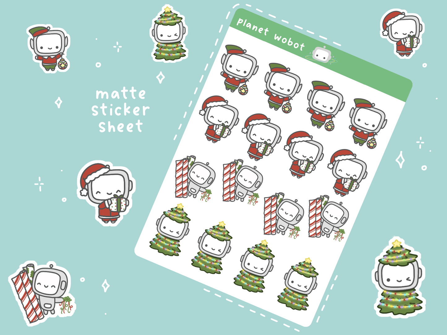 Festive Christmas Wobots | PW41