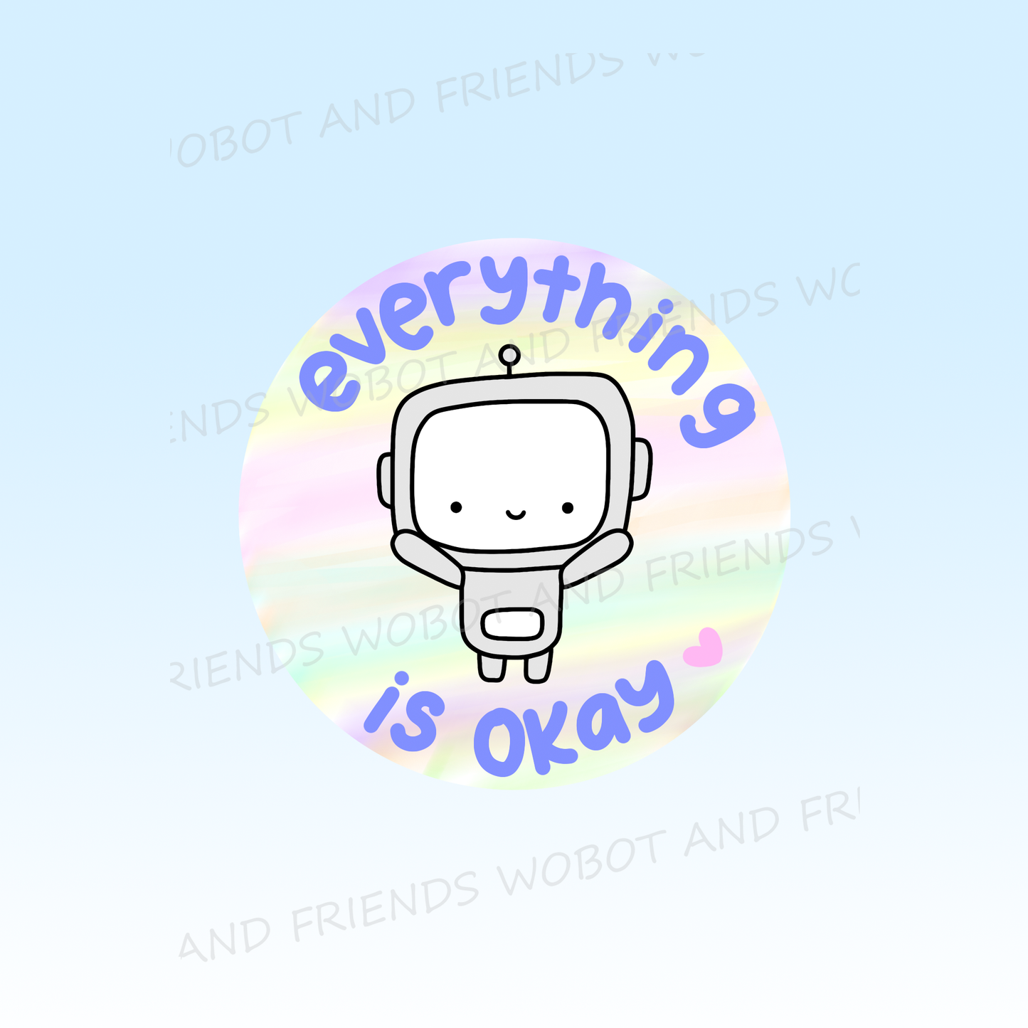 Everything is Okay Vinyl Sticker