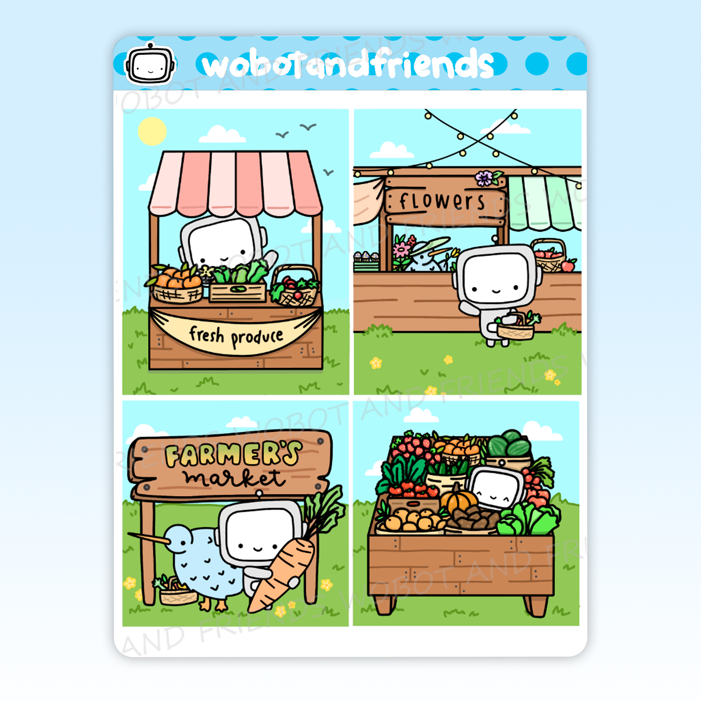 Farmers Market Booth Panels - D35