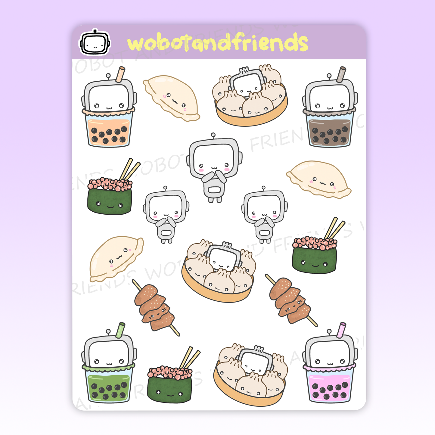 Kawaii Snacks Wobots - C25