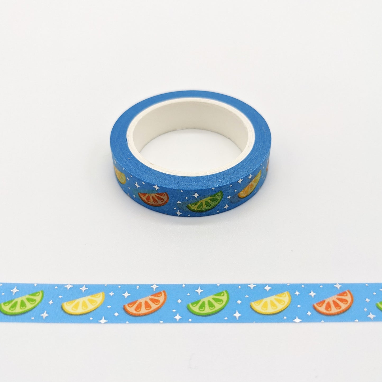 Summer Citrus Foil Washi Tape - 10mm