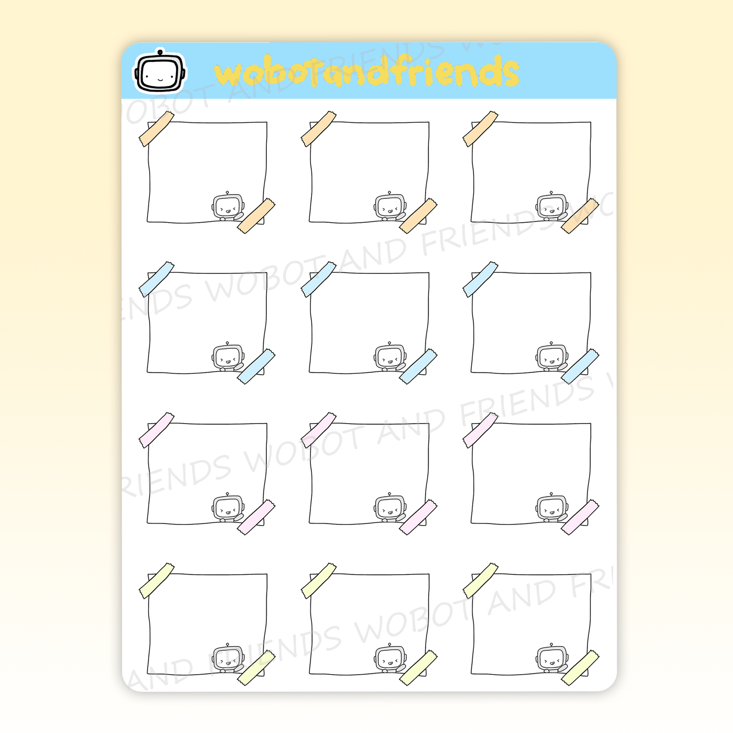 Small Blank Notes - F24