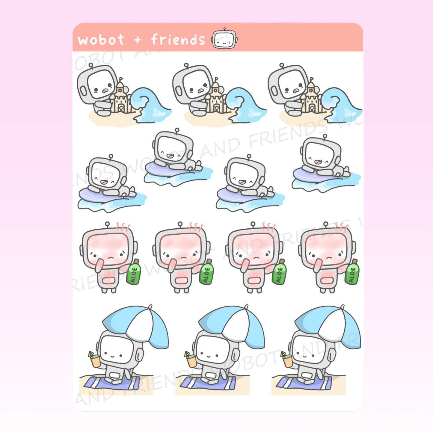 Beach Day Wobots - B39