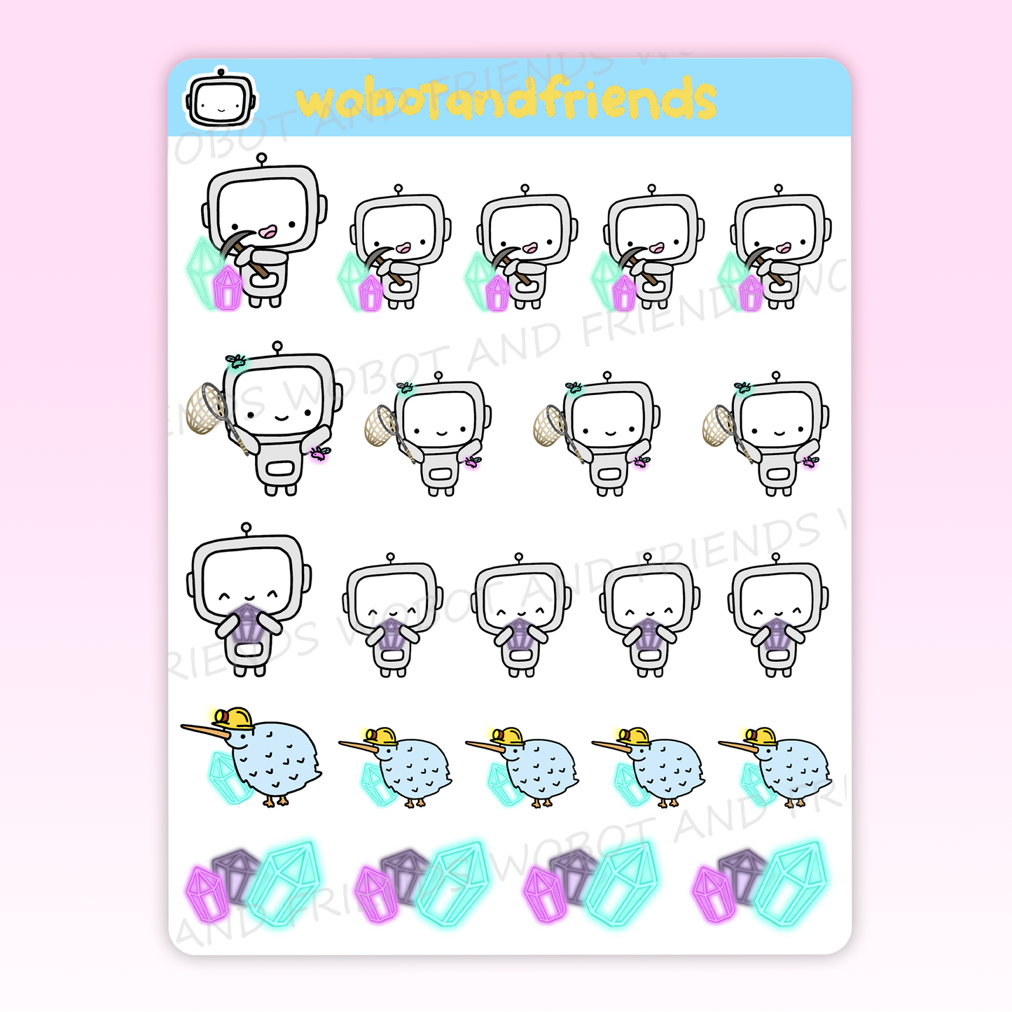 Caverns & Crystals Wobots - B35