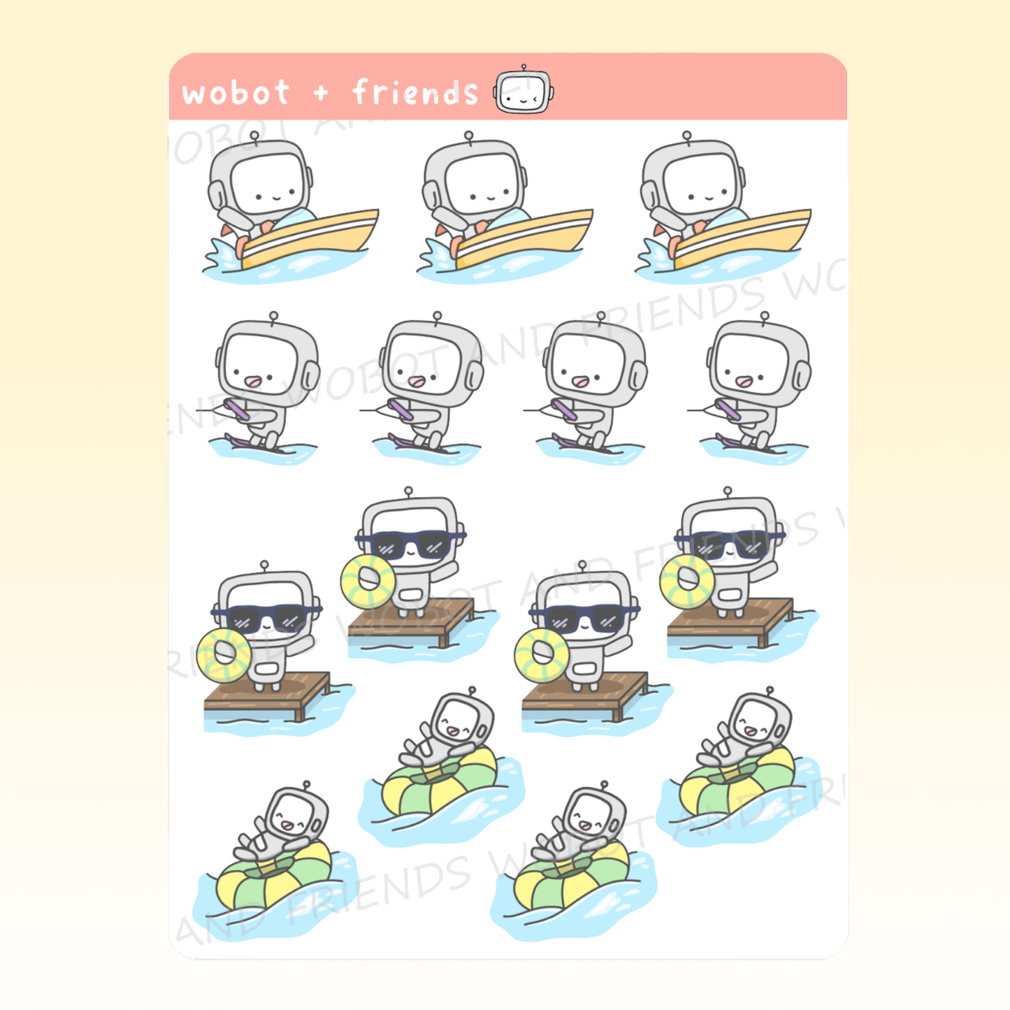 Lake Day Wobots - B38