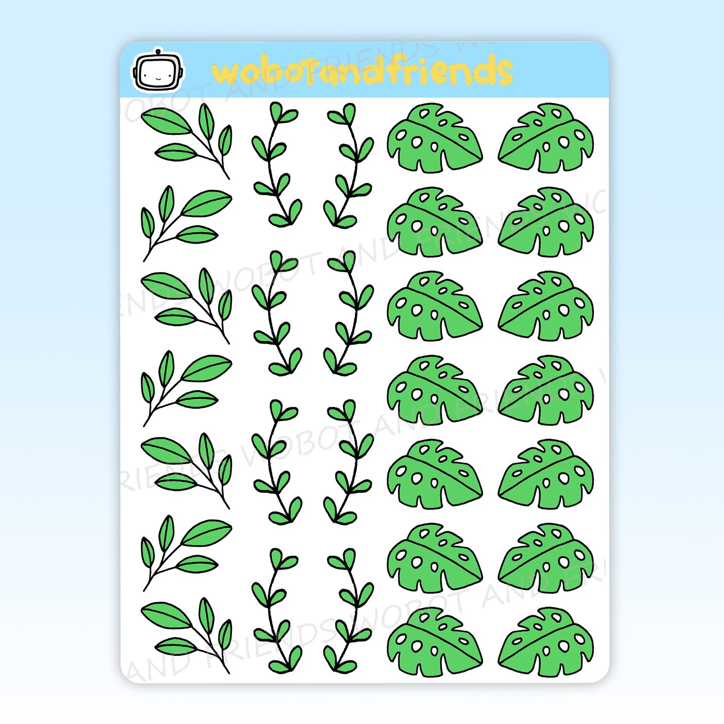 Greenery Stickers - P08