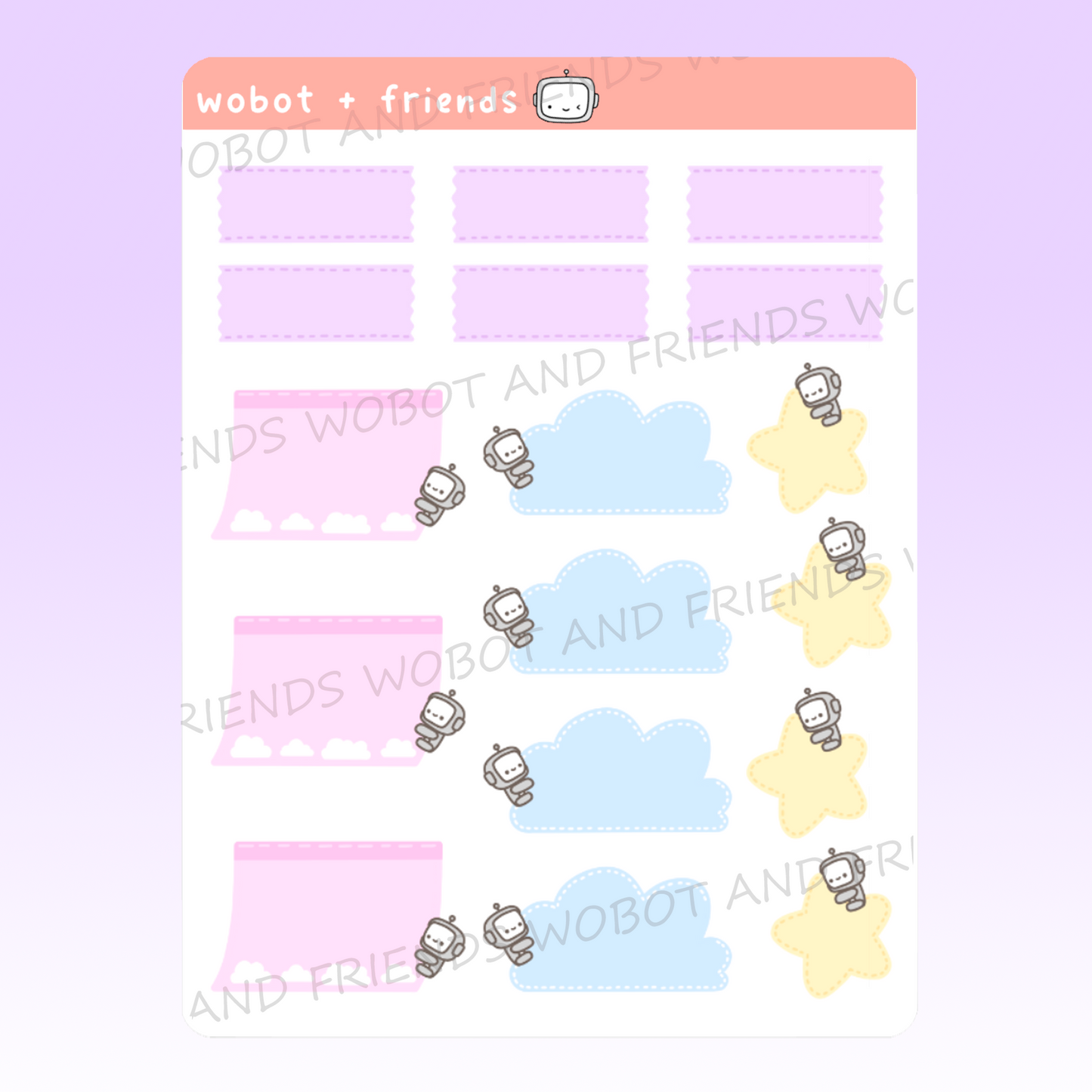 Sleepy Dreams Functional Stickers - F38