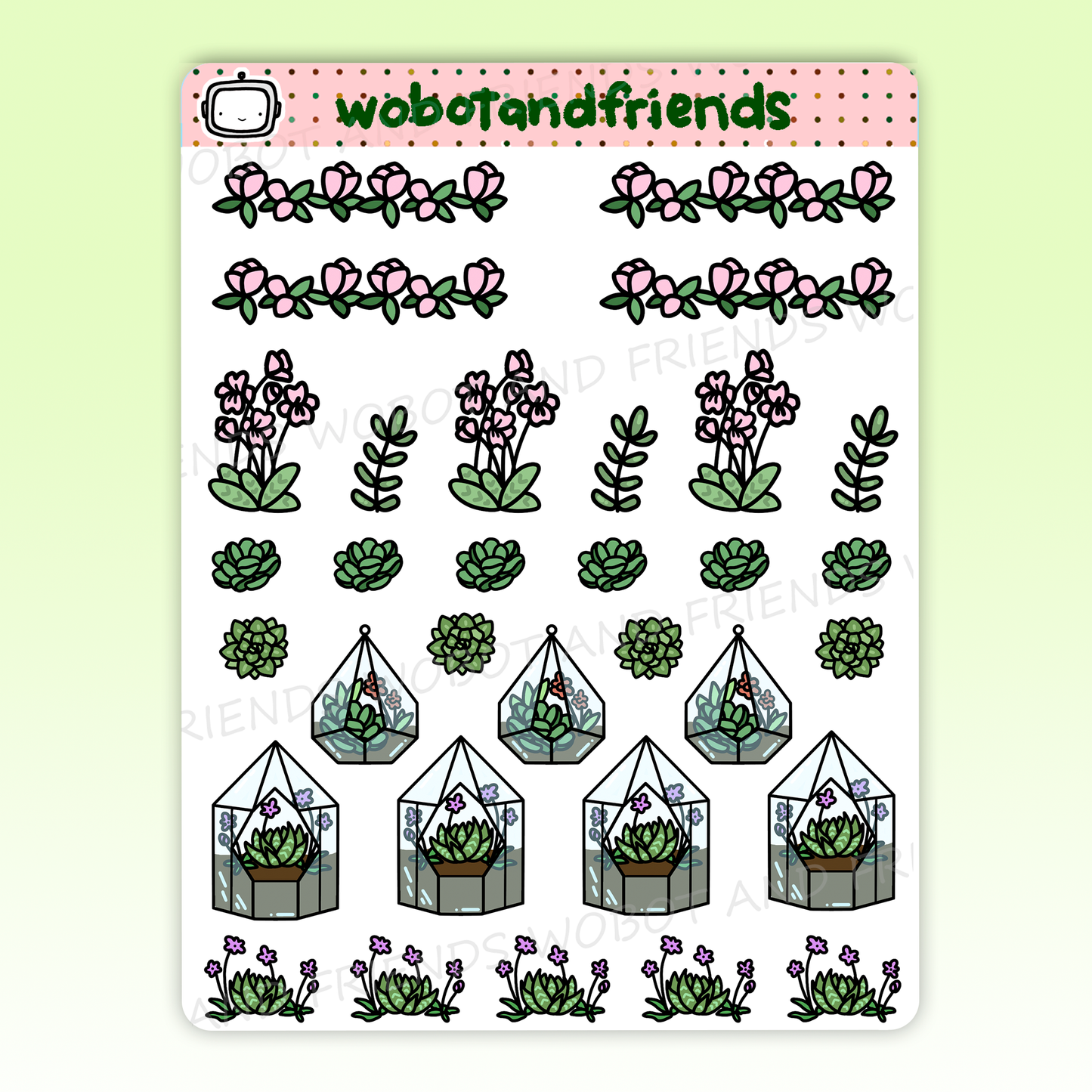 Succulent Terrarium Deco - P47
