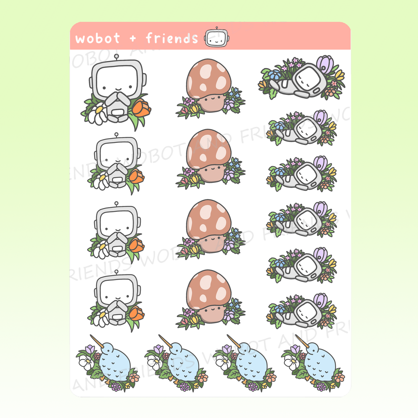 Flower Patch Wobots - A42