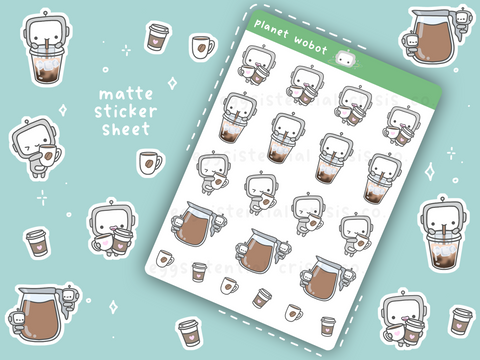 Coffee Lover Wobots - PW14