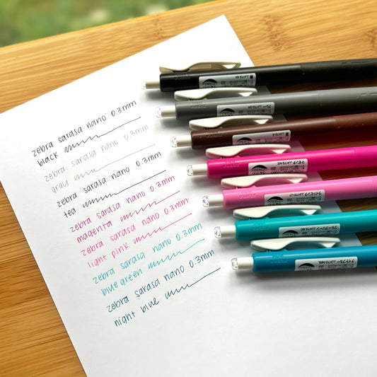 Zebra Sarasa Nano Gel Pen | 0.3 mm
