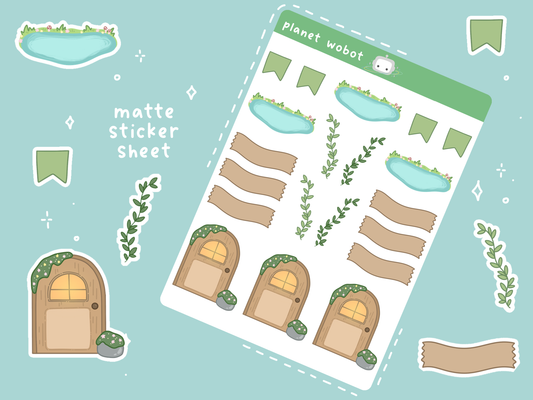 Fairy Garden Deco & Functional Stickers | PW96