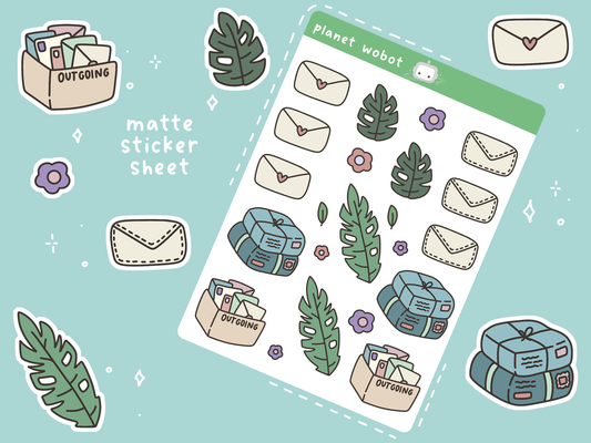 Ghost Post Deco Stickers | PW62