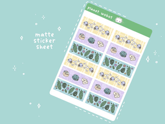 Ghost Post Sticker Strips | PW63