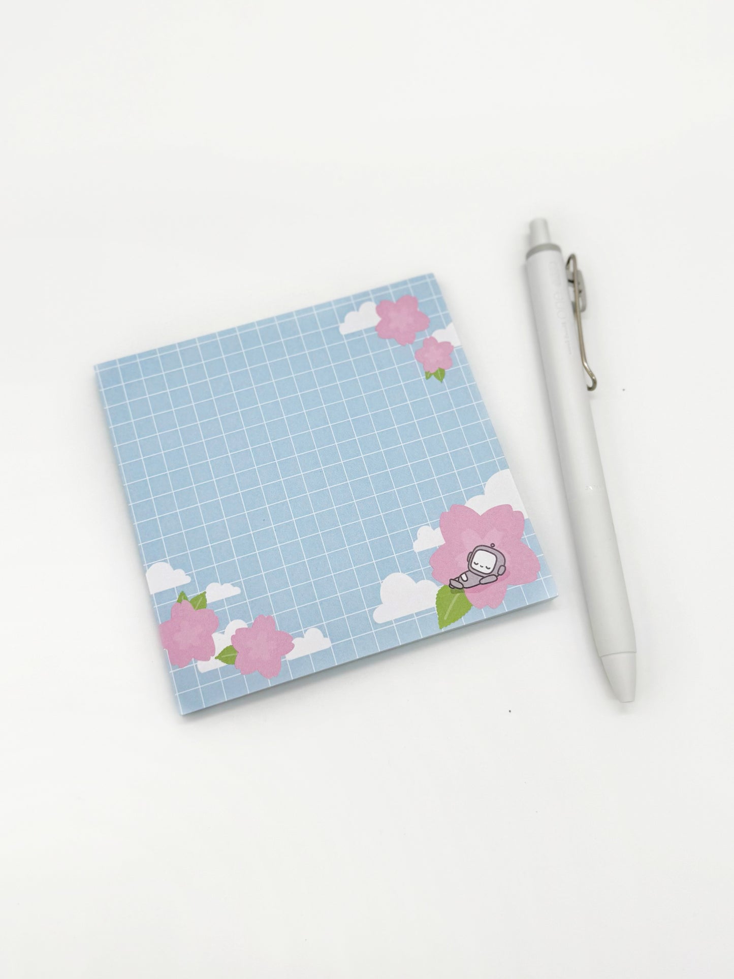 Cherry Blossom Wobot Notepad