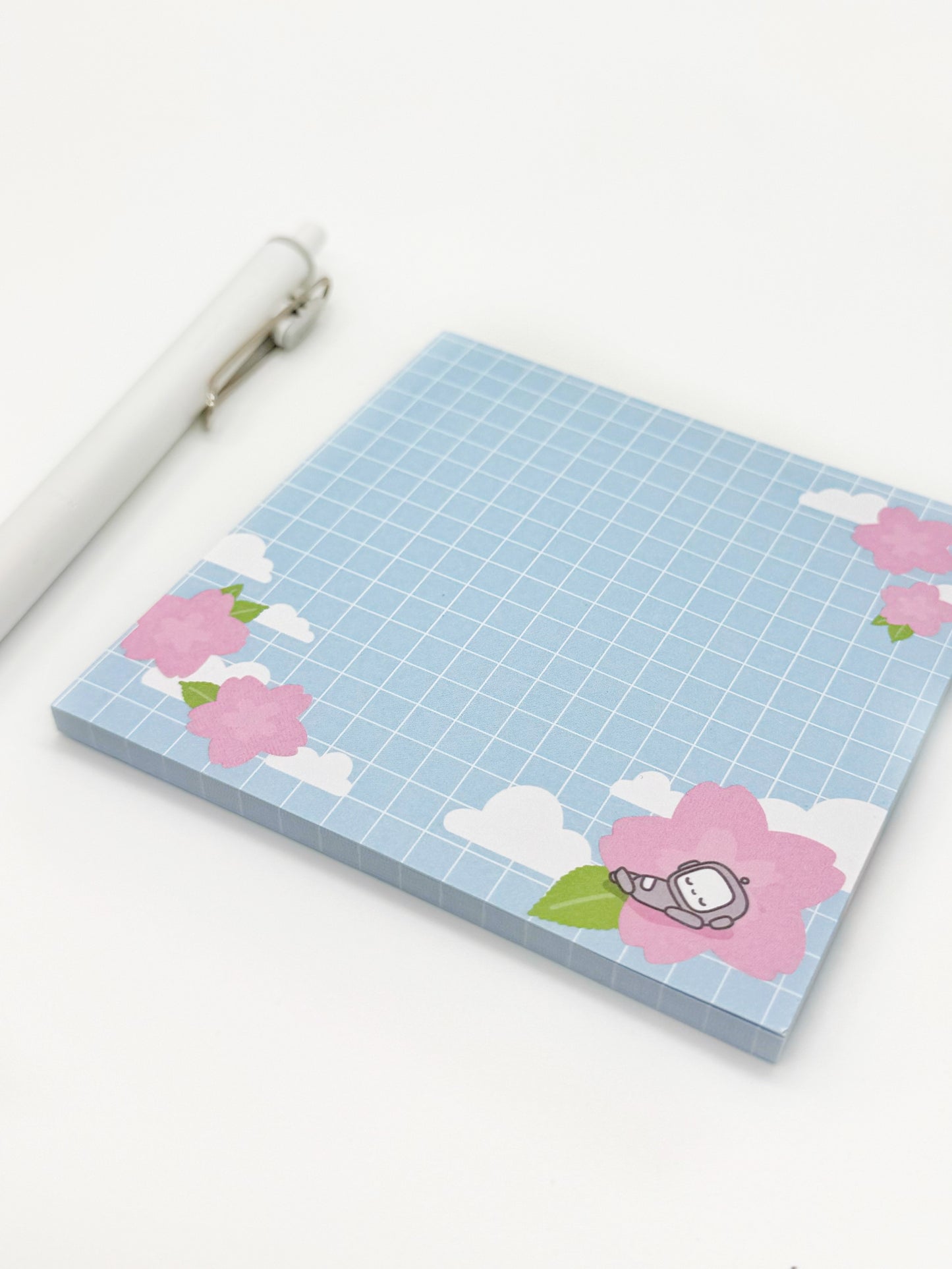 Cherry Blossom Wobot Notepad