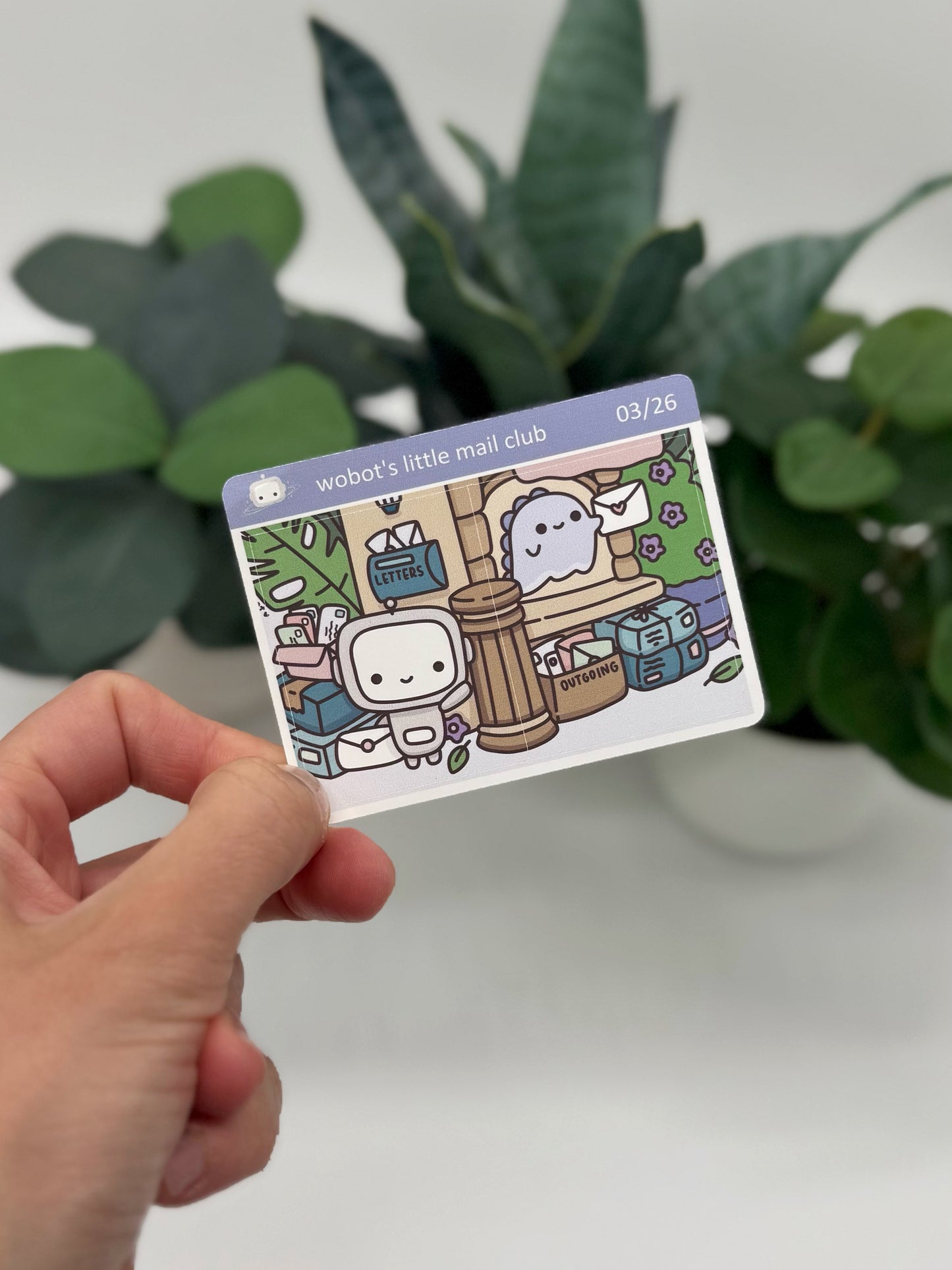 Half Sheet: Ghost Post Panel Stickers [March WLMC Leftovers]