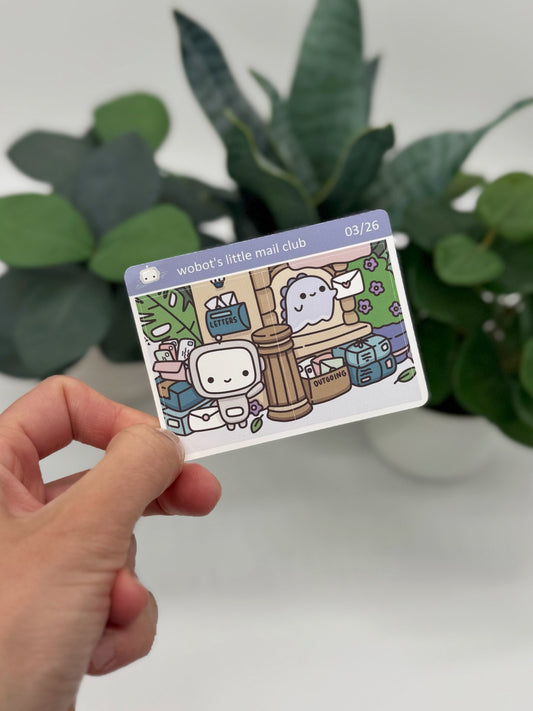 Half Sheet: Ghost Post Panel Stickers [March WLMC Leftovers]
