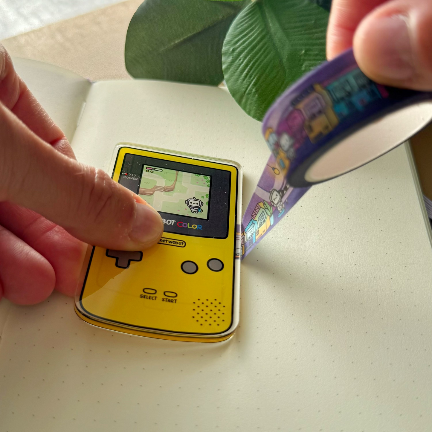 GameBOT Yellow - Acrylic Washi Cutter