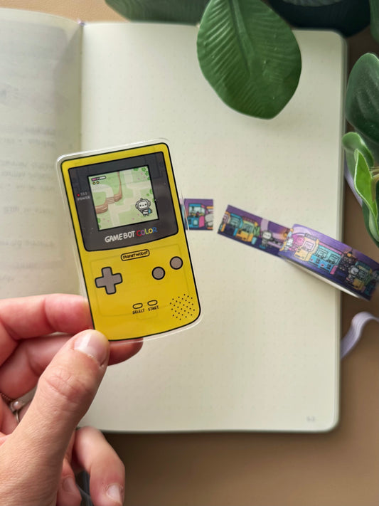 GameBOT Yellow - Acrylic Washi Cutter