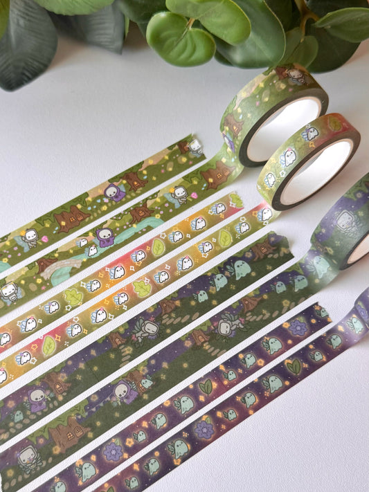 Fairy Garden Washi Tape Bundles (set of 2 or 4)