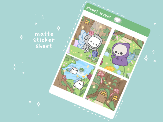 Daybreak Fairy Garden Panel Stickers | PW94