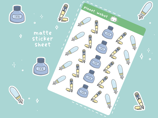 Fountain Pen Deco Icons | PW51