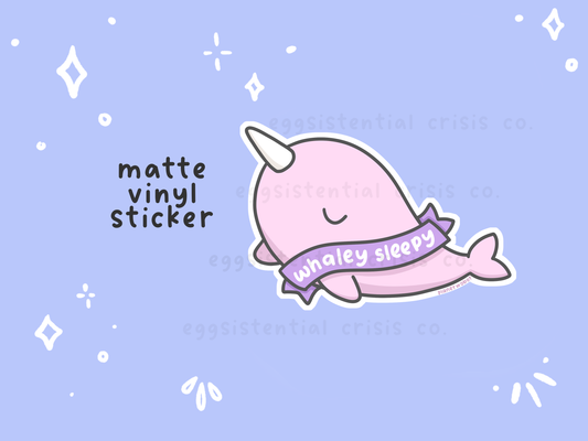 Whaley Sleepy - Vinyl Sticker