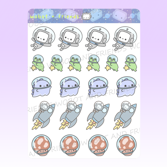 Space Buddies Stickers - B56