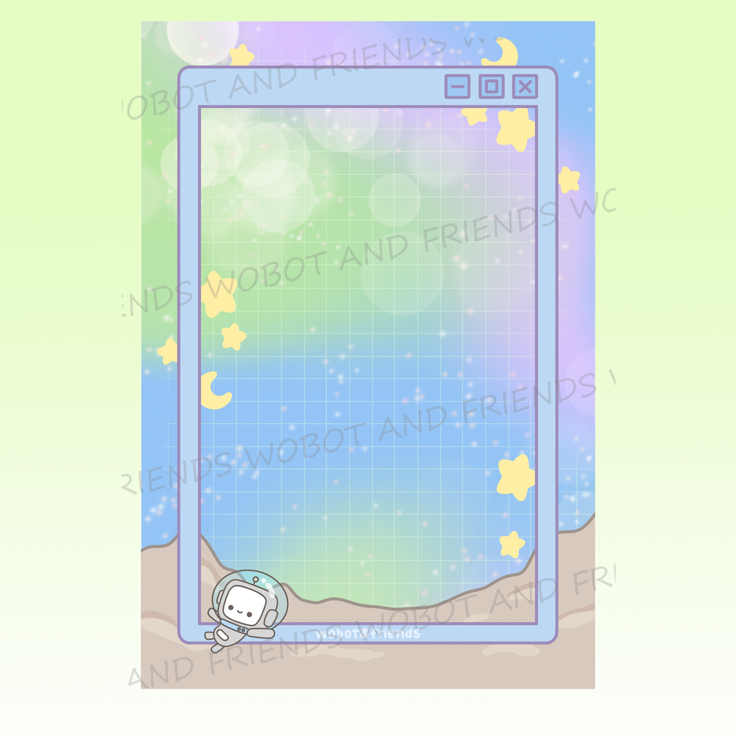 Gimme Space Wobot Notepad