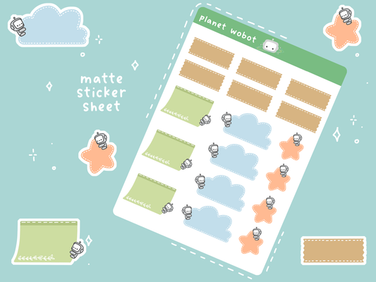 Garden Espresso Functional Stickers | PW56