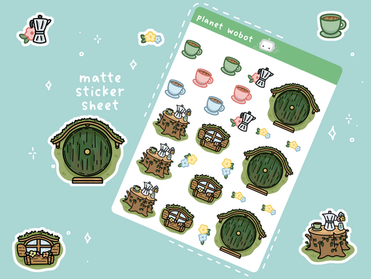 Garden Espresso Deco Stickers | PW55