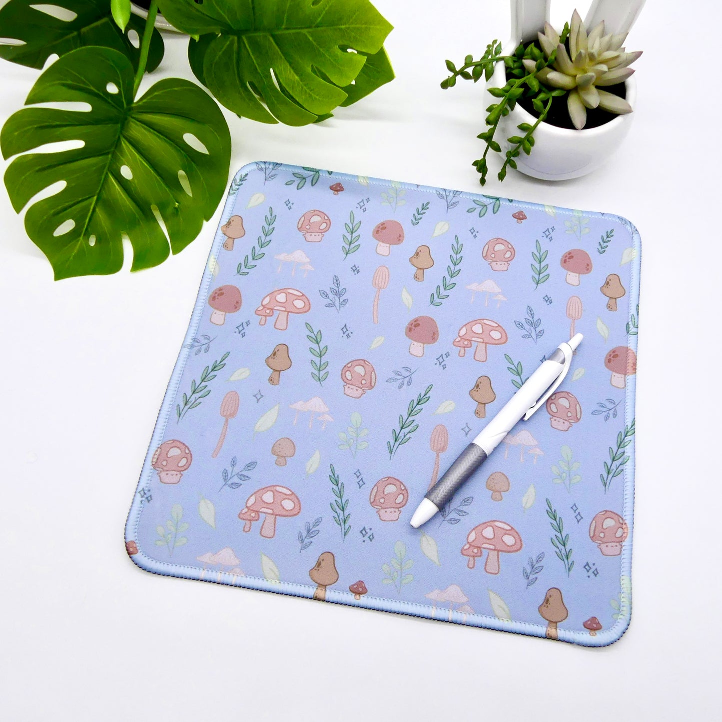 Sleepy Somewhere Blue Mousepad