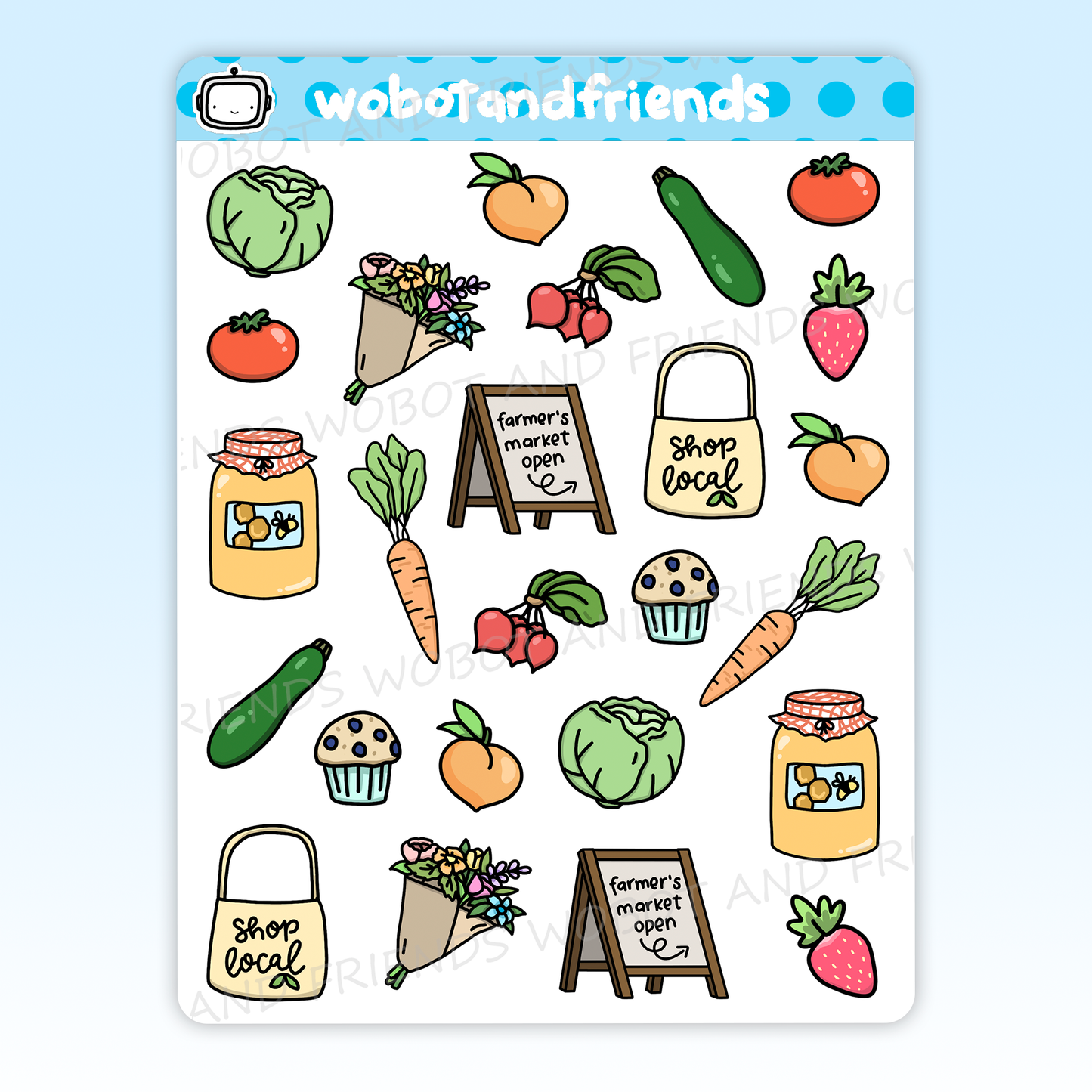 Farmers Market Icons - P50