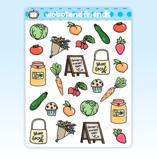 Farmers Market Icons - P50