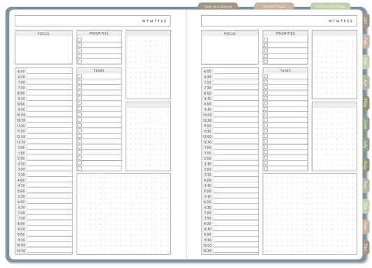 Meadow Undated Digital FLX Planner - 12 Months