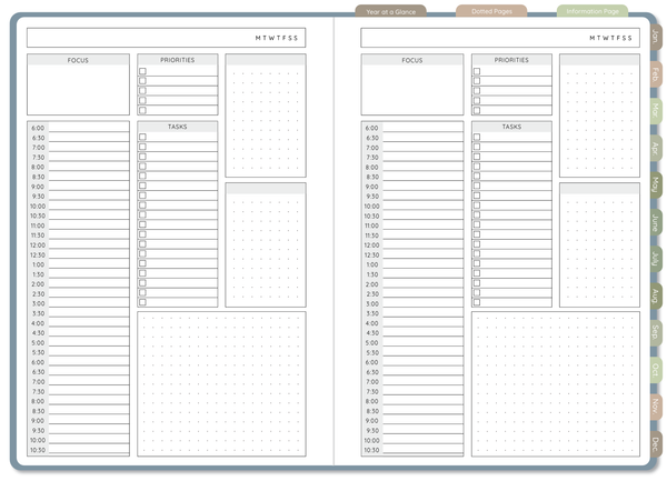 Meadow Undated Digital FLX Planner - 12 Months