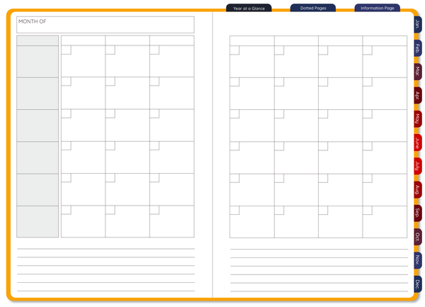 Sunset Undated Digital FLX Planner - 12 Months