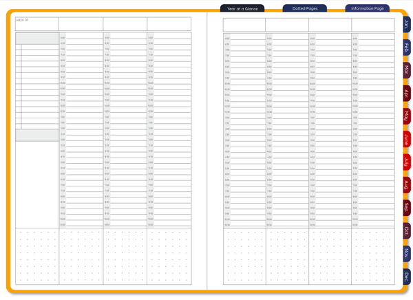 Sunset Undated Digital FLX Planner - 12 Months