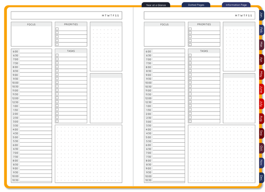 Sunset Undated Digital FLX Planner - 12 Months