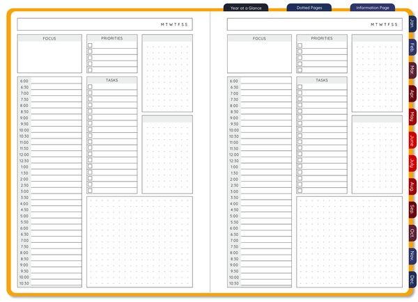 Sunset Undated Digital FLX Planner - 12 Months