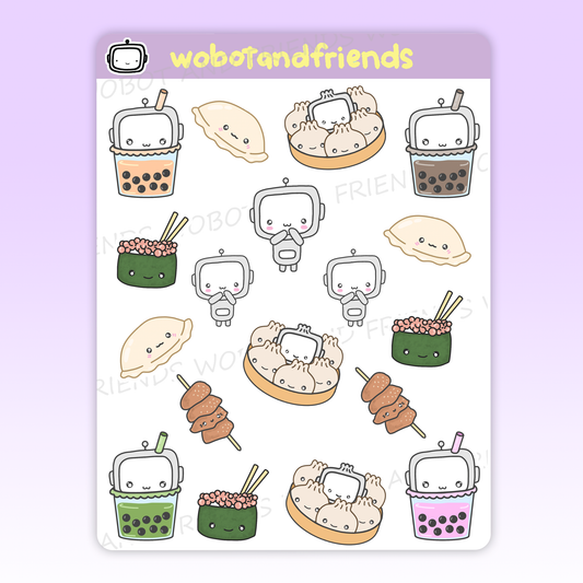 Kawaii Snacks Wobots - C25