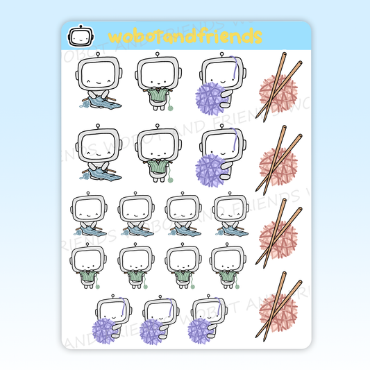 Knitting Wobots - A27