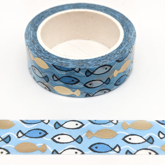 Fishy Foil Washi Tape - 15mm