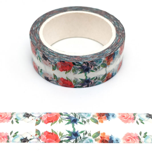 Flower Border Washi Tape - 15mm