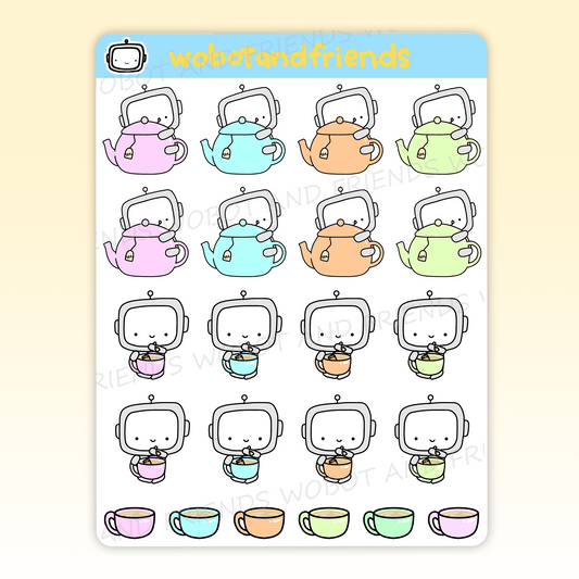 Tea Time Wobots - D34