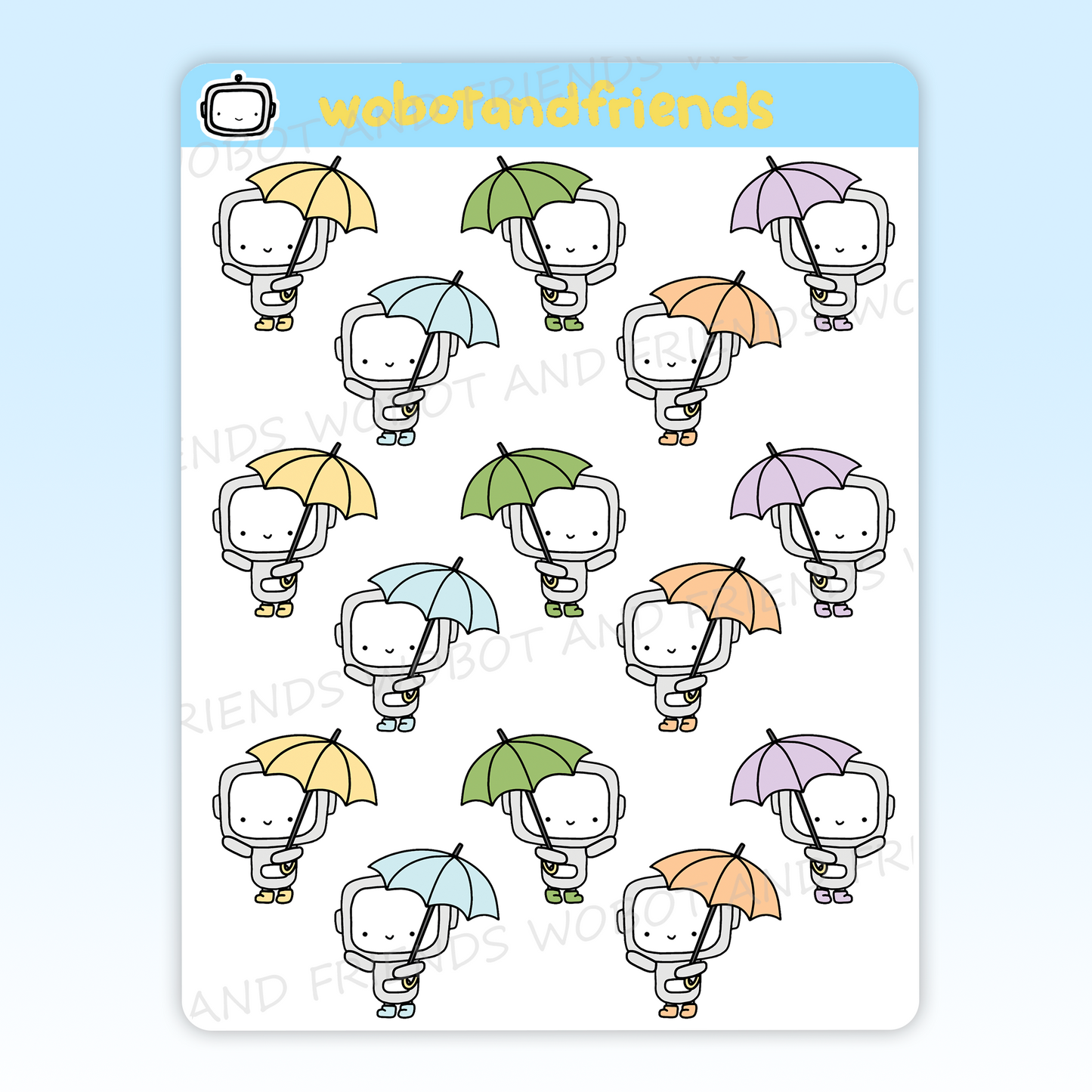 Rainy Day Wobots - B31