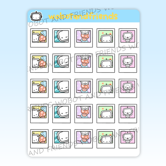 Wobot & Friends Polaroids - M49