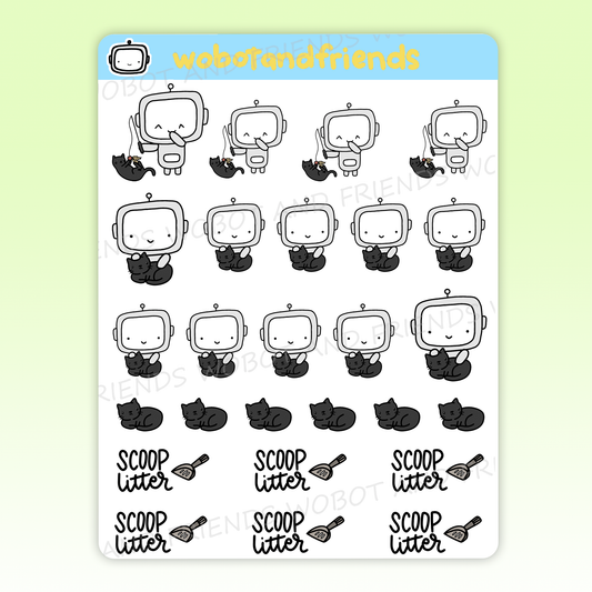 Cat Wobots (Black Cat) - C23